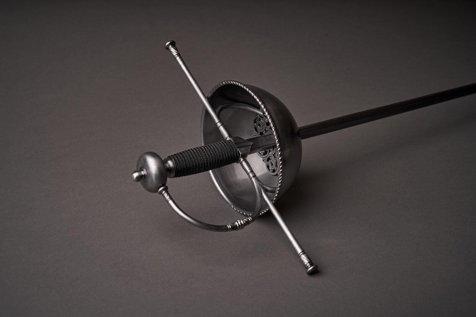 Decorated Spanish Cuphilt Rapier Sword