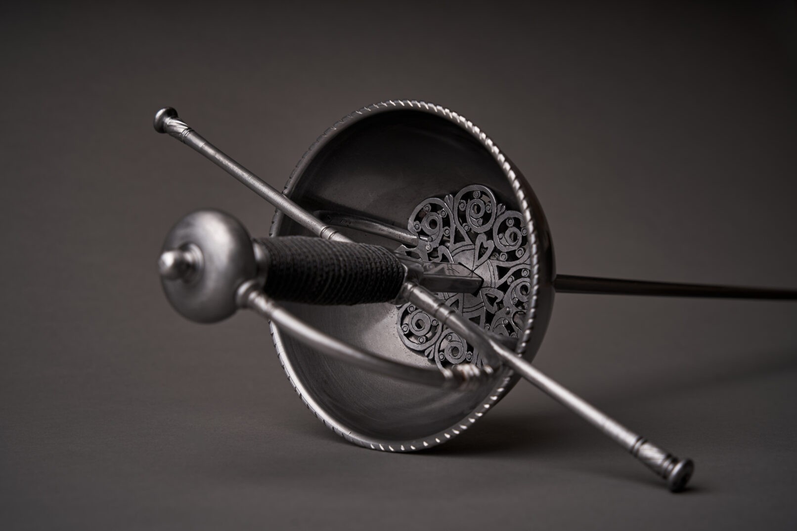 Decorated Spanish Cuphilt Rapier Sword