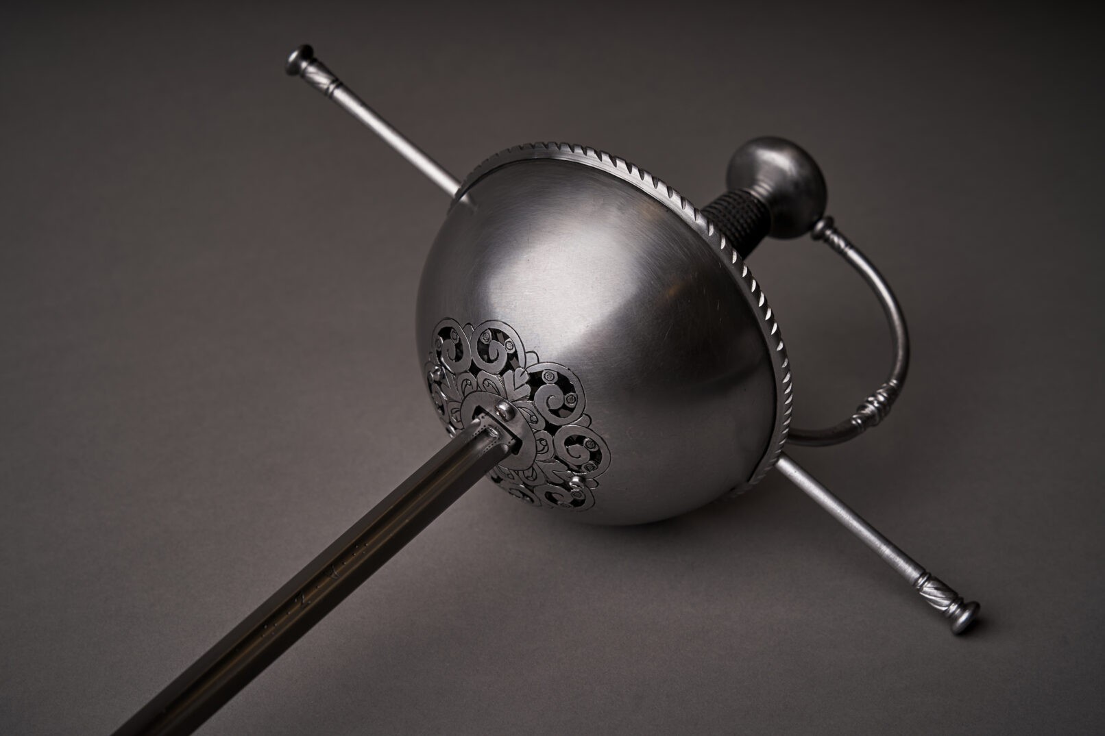 Decorated Spanish Cuphilt Rapier Sword
